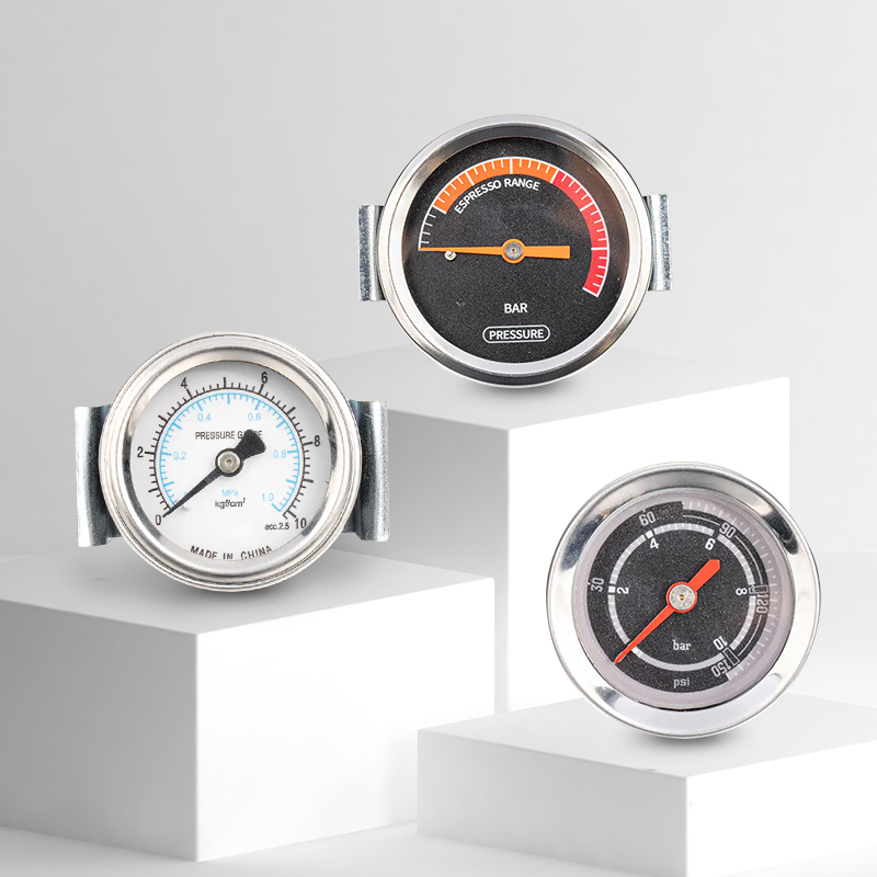 Pengukur tekanan mesin kopi (dengan braket/tanpa braket）