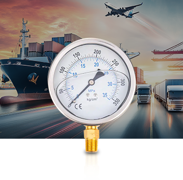 Industri kelautan dan mobil      Pressure Gauges
