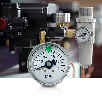 Industri mekanik dan pneumatik Pressure Gauges
